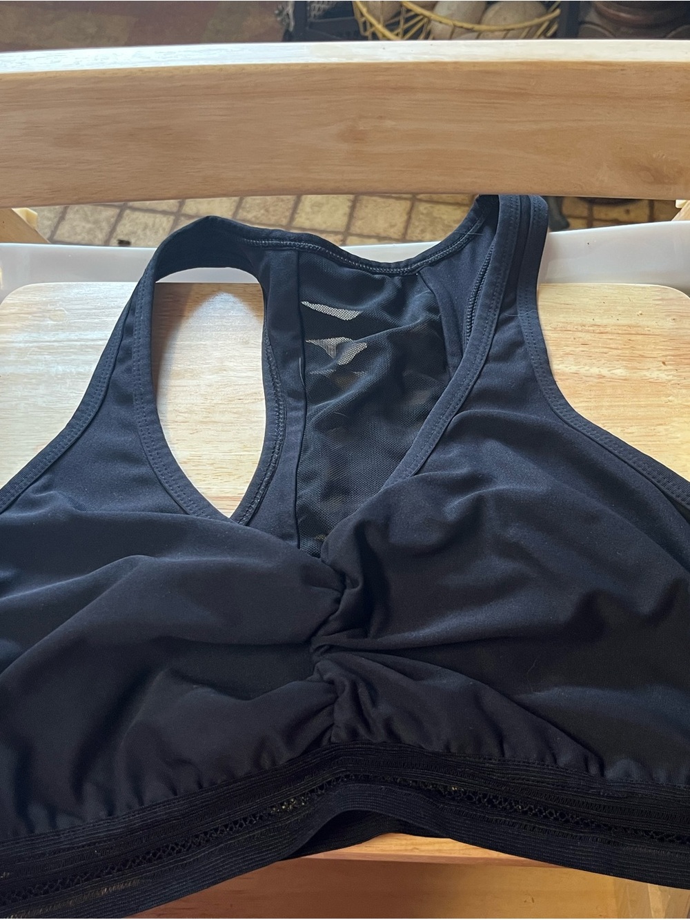 Maurices Black Racerback Sports Bra